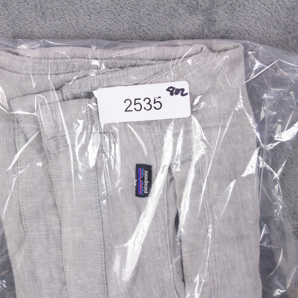 Patagonia Back Step Shorts Mens 38 Grey Hemp Cotton Breathable Flat Front 10" - Picture 12 of 12